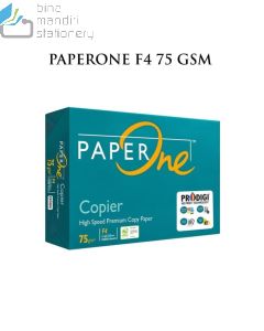 Foto Kertas Fotocopy Print HVS Putih PaperOne F4 75 gr merek PaperOne