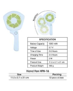 Toko Atk Grosir Bina Mandiri Stationery Jual Joyko Hand Fan HFN-16
