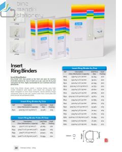 Foto Map berkas arsip Bantex 8652 Insert Ring Binder 5235 A4 3D-52mm White merek Bantex