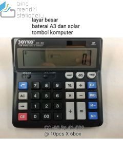Contoh Joyko Calculator CC-30 Kalkulator Meja 12 Digit merek Joyko