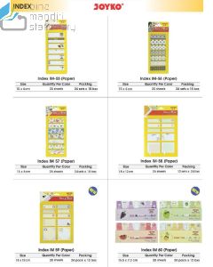 Joyko Index & Memo IM-57 (Kertas) Sticky Note Pesan Tempel