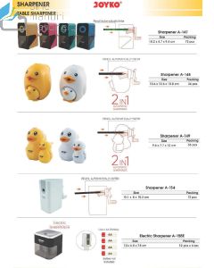 Foto Joyko Sharpener A-149 (Duck) Rautan Mekanik Serutan Pensil Putar merek Joyko