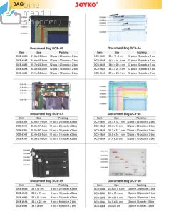 Gambar Kantong Poket Resleting Dokument Joyko Document Bag DCB-45 B4 (Jaring Parasut) merek Joyko