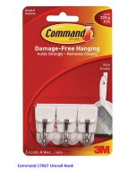 Contoh Alat Perlengkapan Kantor merk 3M Command , Gambar Produk Command 17067ES Small Wire Hooks harga 63500 di Toko Peralatan Sekolah Murah